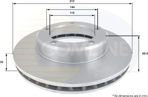 Comline ADC0182V - Discofreno autozon.pro