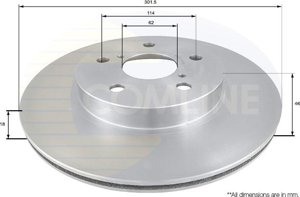 Comline ADC0174V - Discofreno autozon.pro