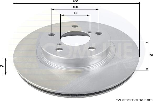 Comline ADC0802V - Discofreno autozon.pro