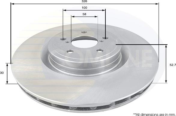 Comline ADC0815V - Discofreno autozon.pro