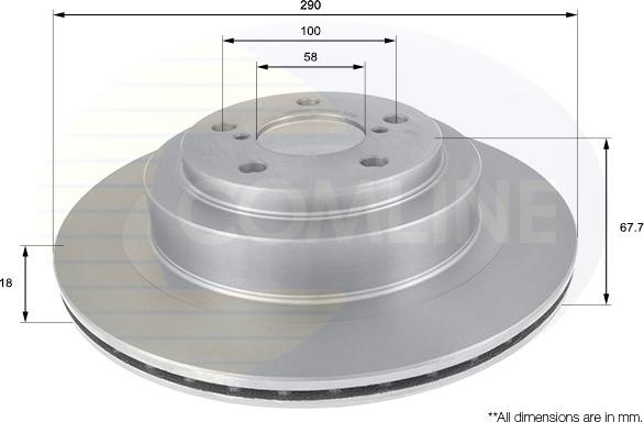 Comline ADC0820V - Discofreno autozon.pro