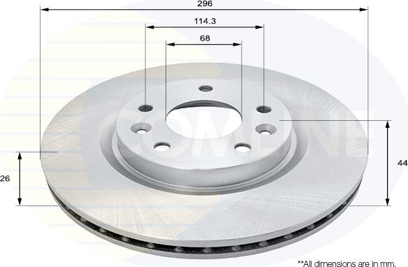 Comline ADC0295V - Discofreno autozon.pro