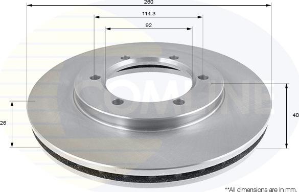 Comline ADC0290V - Discofreno autozon.pro