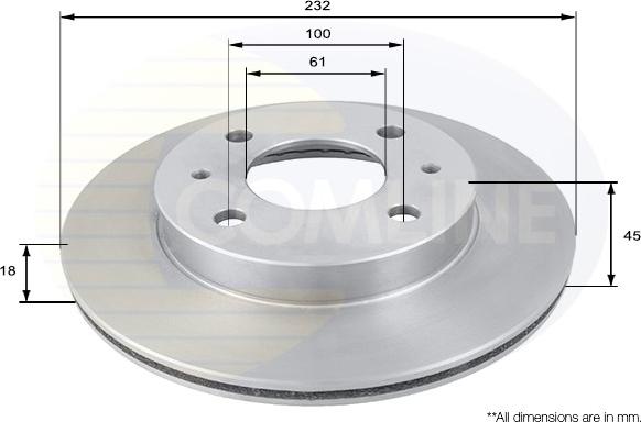 Comline ADC0241V - Discofreno autozon.pro