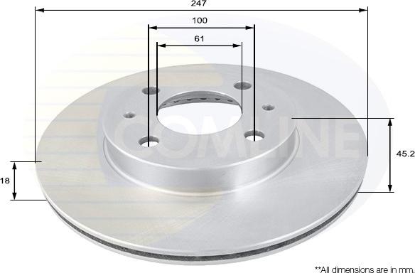 Comline ADC0242V - Discofreno autozon.pro