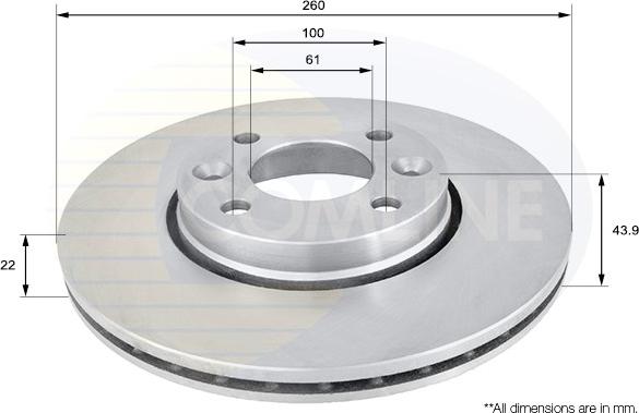 Comline ADC0266V - Discofreno autozon.pro