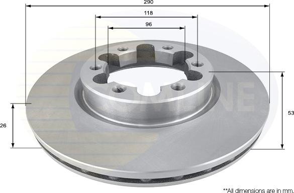 Comline ADC0285V - Discofreno autozon.pro