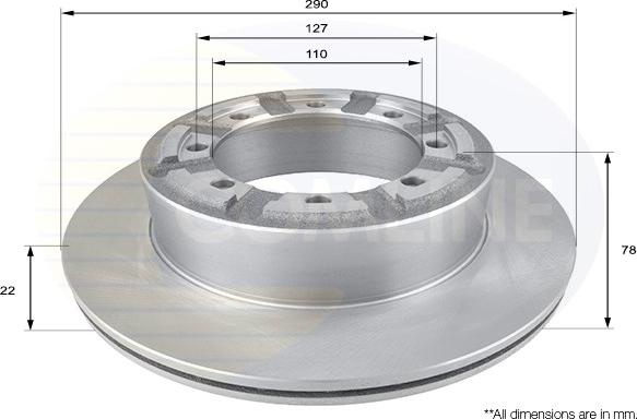 Comline ADC0287V - Discofreno autozon.pro