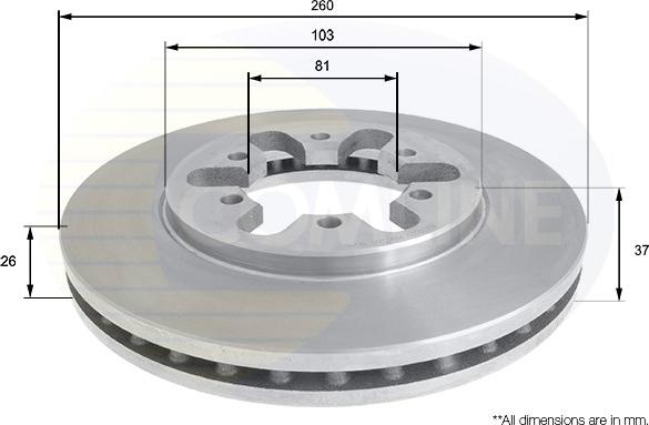 Comline ADC0220V - Discofreno autozon.pro