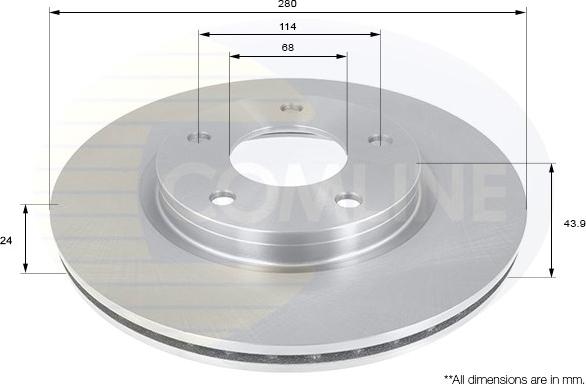 Comline ADC0277V - Discofreno autozon.pro