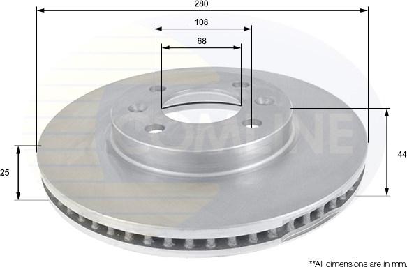 Comline ADC1901V - Discofreno autozon.pro