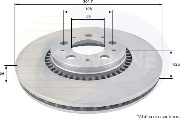 Comline ADC1908V - Discofreno autozon.pro