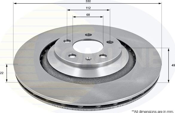 Comline ADC1491V - Discofreno autozon.pro