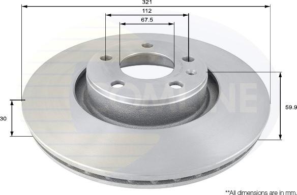 Comline ADC1465V - Discofreno autozon.pro