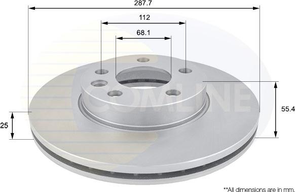 Comline ADC1418V - Discofreno autozon.pro