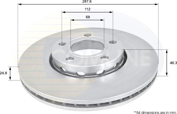 Comline ADC1417V - Discofreno autozon.pro