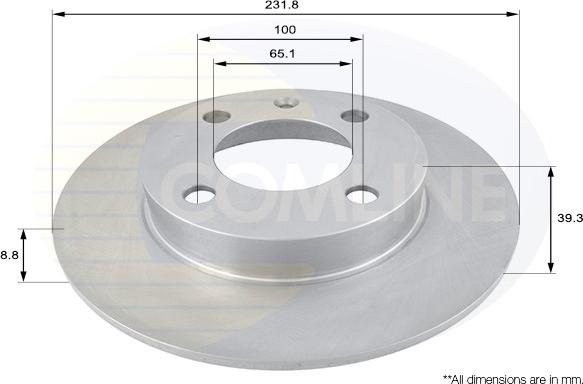 Comline ADC1439 - Discofreno autozon.pro