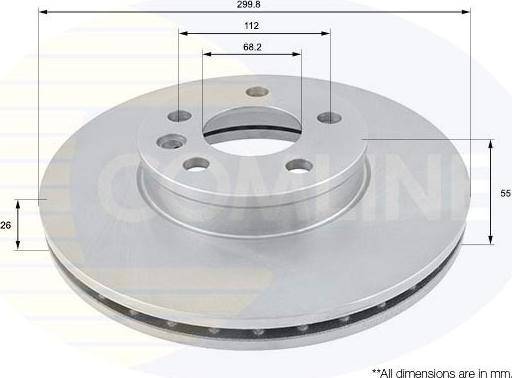 Comline ADC1430V - Discofreno autozon.pro