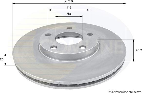 Comline ADC1425V - Discofreno autozon.pro