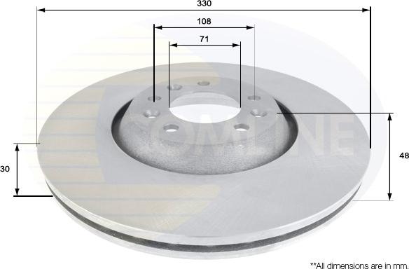 Comline ADC1552V - Discofreno autozon.pro