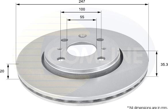 Comline ADC1561V - Discofreno autozon.pro