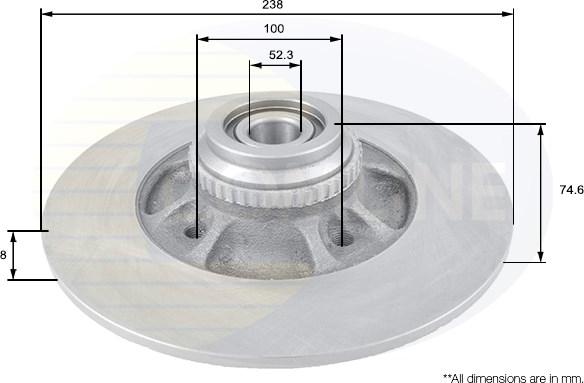 Comline ADC1562 - Discofreno autozon.pro