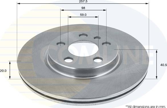 Comline ADC1513V - Discofreno autozon.pro