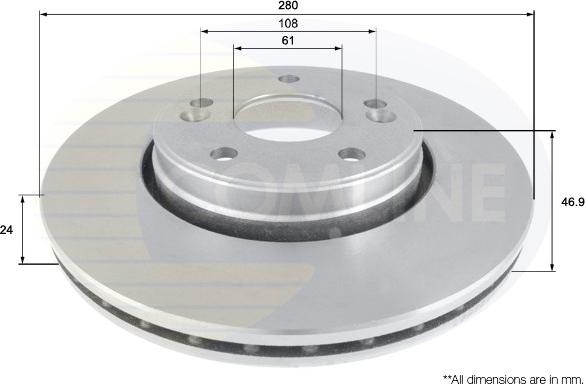 Comline ADC1538V - Discofreno autozon.pro