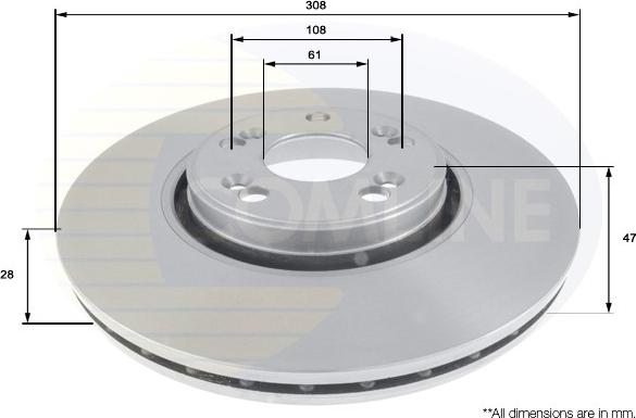 Comline ADC1576V - Discofreno autozon.pro