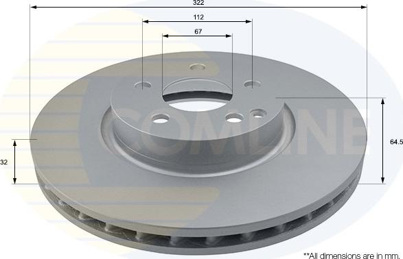 Comline ADC1657V - Discofreno autozon.pro