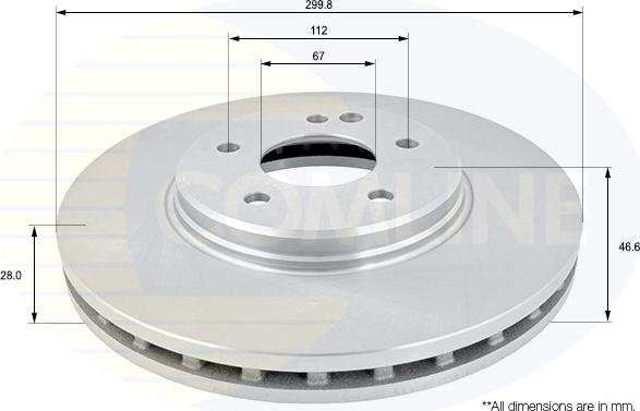 Comline ADC1617V - Discofreno autozon.pro