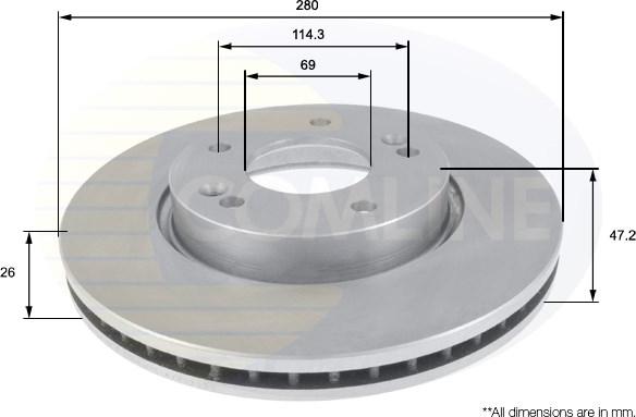 Comline ADC1098V - Discofreno autozon.pro