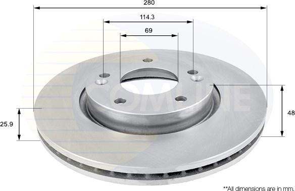 Comline ADC1041V - Discofreno autozon.pro