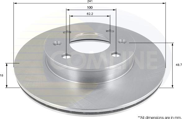 Comline ADC1055V - Discofreno autozon.pro