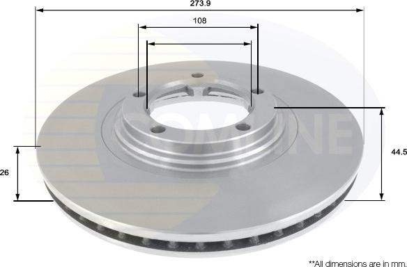 Comline ADC1062V - Discofreno autozon.pro