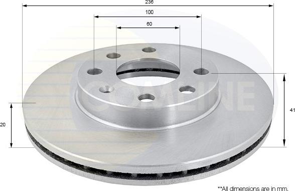 Comline ADC1008V - Discofreno autozon.pro