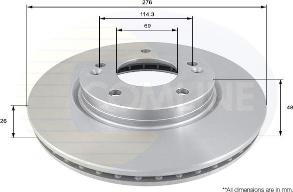 Comline ADC1031V - Discofreno autozon.pro