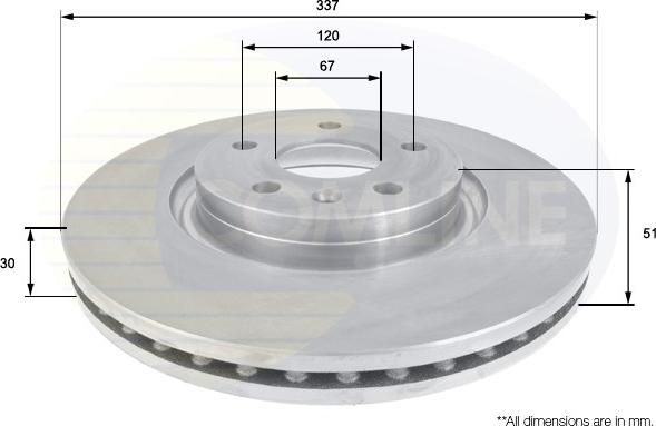 Comline ADC1141V - Discofreno autozon.pro