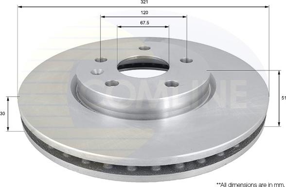 Comline ADC1142V - Discofreno autozon.pro