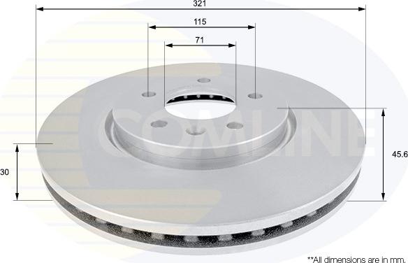 Comline ADC1159V - Discofreno autozon.pro