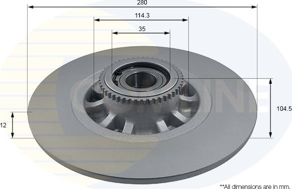 Comline ADC1164 - Discofreno autozon.pro