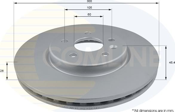 Comline ADC1168V - Discofreno autozon.pro