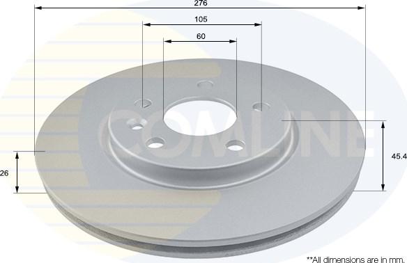 Comline ADC1167V - Discofreno autozon.pro