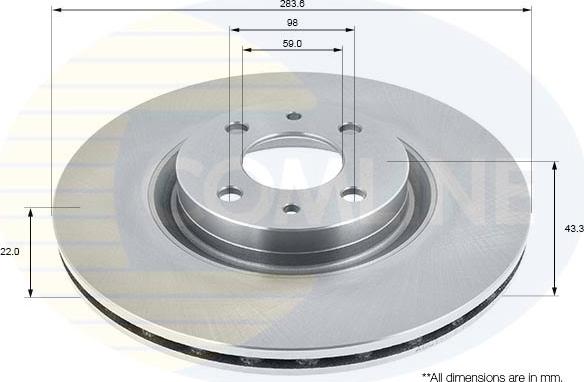 Comline ADC1811V - Discofreno autozon.pro