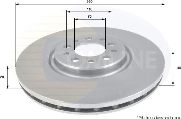 Comline ADC1827V - Discofreno autozon.pro