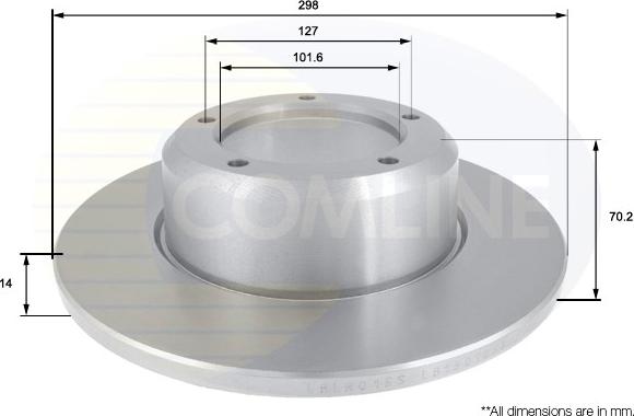 Comline ADC1310 - Discofreno autozon.pro