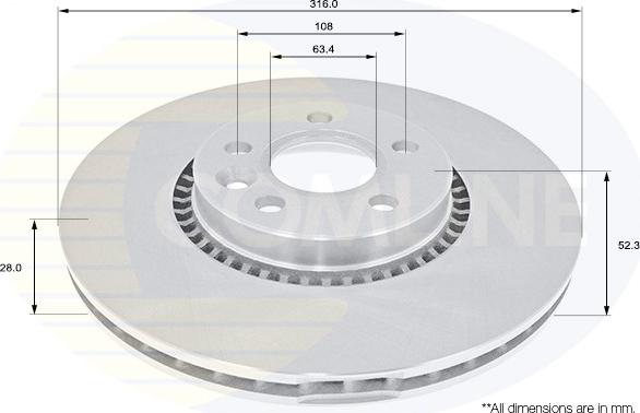 Comline ADC1251V - Discofreno autozon.pro