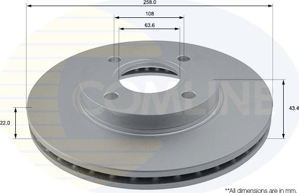 Comline ADC1206V - Discofreno autozon.pro