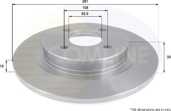 Comline ADC1224 - Discofreno autozon.pro