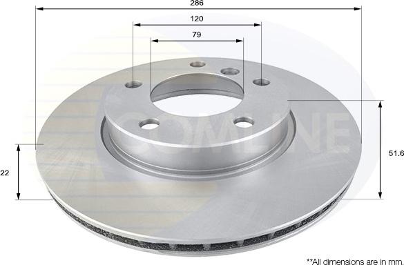 Comline ADC1702V - Discofreno autozon.pro